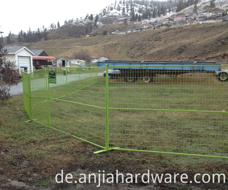 temporary building site fence